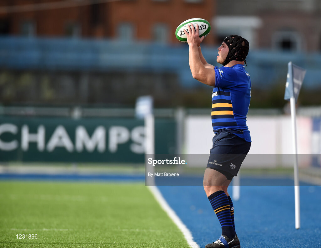 22 October 2016; Richardt Strauss of Leinster A during the British & Irish Cup Pool 4 match between Leinster A and Nottingham Rugby at Donnybrook Stadium in Donnybrook, Dublin. Photo by Matt Browne/Sportsfile