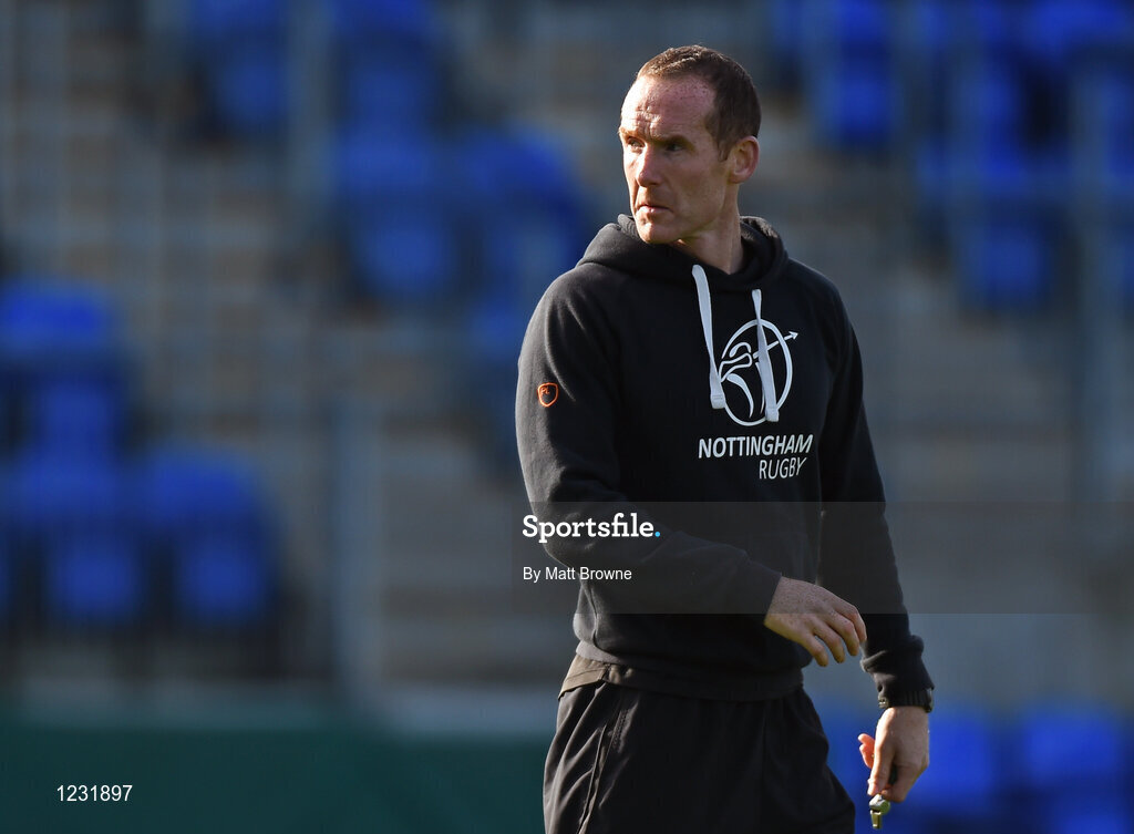 22 October 2016; Ian Costello head coach of Nottingham Rugby during the British & Irish Cup Pool 4 match between Leinster A and Nottingham Rugby at Donnybrook Stadium in Donnybrook, Dublin. Photo by Matt Browne/Sportsfile