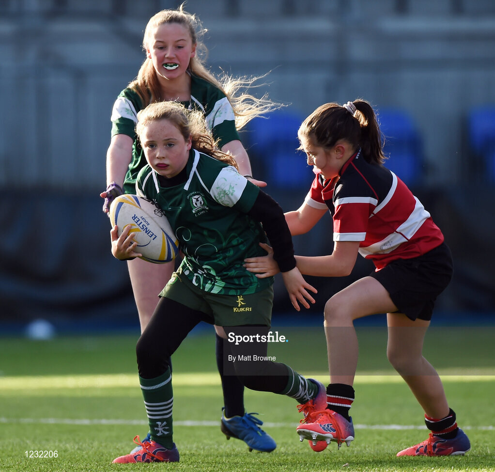 22 October 2016; Greystones Rugby Club and Wicklow RFC half time games during the British & Irish Cup Pool 4 match between Leinster A and Nottingham Rugby at Donnybrook Stadium in Donnybrook, Dublin. Photo by Matt Browne/Sportsfile