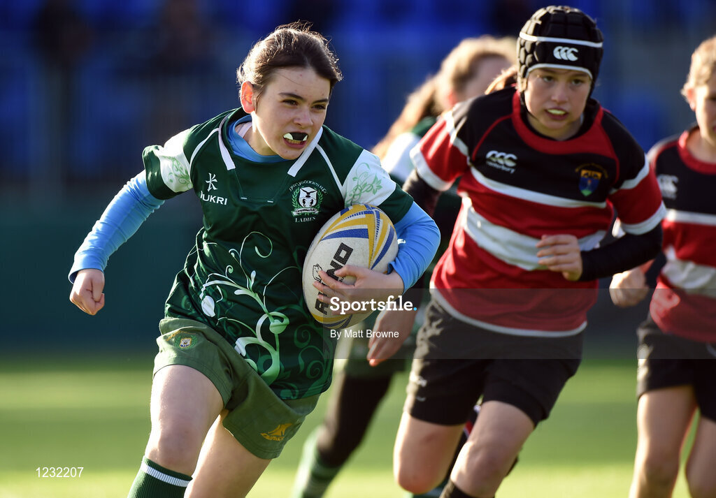 22 October 2016; Greystones Rugby Club and Wicklow RFC half time games during the British & Irish Cup Pool 4 match between Leinster A and Nottingham Rugby at Donnybrook Stadium in Donnybrook, Dublin. Photo by Matt Browne/Sportsfile