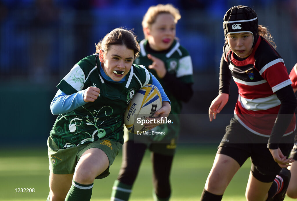 22 October 2016; Greystones Rugby Club and Wicklow RFC half time games during the British & Irish Cup Pool 4 match between Leinster A and Nottingham Rugby at Donnybrook Stadium in Donnybrook, Dublin. Photo by Matt Browne/Sportsfile