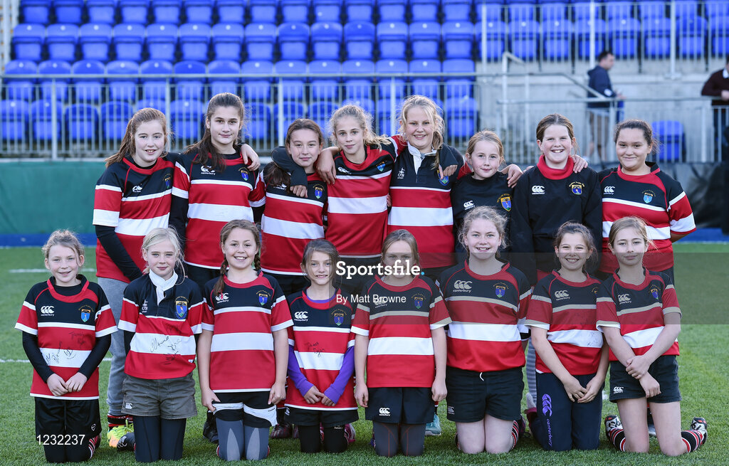22 October 2016; Wicklow RFC team after the half time games during the British & Irish Cup Pool 4 match between Leinster A and Nottingham Rugby at Donnybrook Stadium in Donnybrook, Dublin. Photo by Matt Browne/Sportsfile