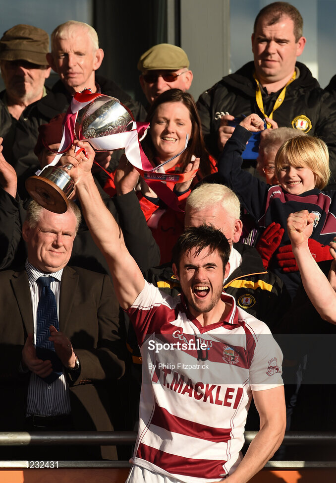 23 October 2016; Slaughtneil Emmetts captain Chris McKaigue after the AIB Ulster GAA Hurling Senior Club Championship Final game between Loughgiel Shamrocks and Slaughtneil Emmetts at the Athletic Grounds in Armagh. Photo by Philip Fitzpatrick/Sportsfile