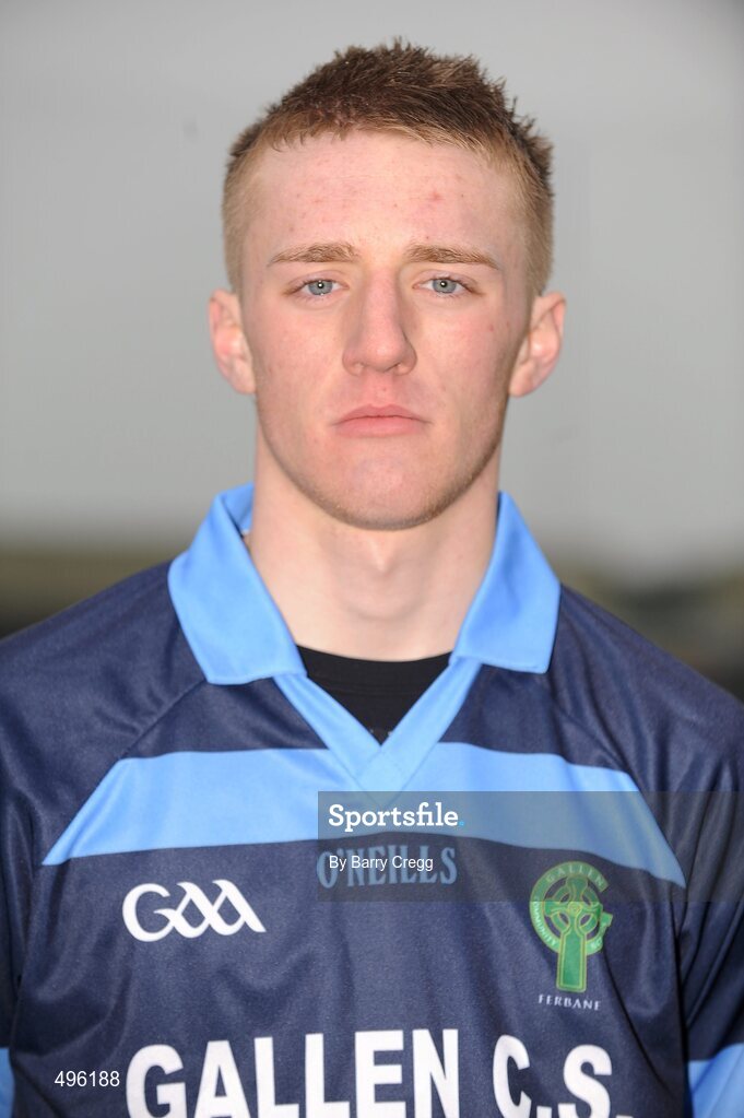 8 March 2011; Gallen Community School, Ferbane, Co. Offaly, captain Conor Lowry. Leinster Vocational Schools Senior Football “A” Final, Colaiste Bhride Carnew, Co. Wicklow v Gallen Community School, Ferbane, Co. Offaly, O’Moore Park, Portlaoise, Co. Laois. Picture credit: Barry Cregg / SPORTSFILE