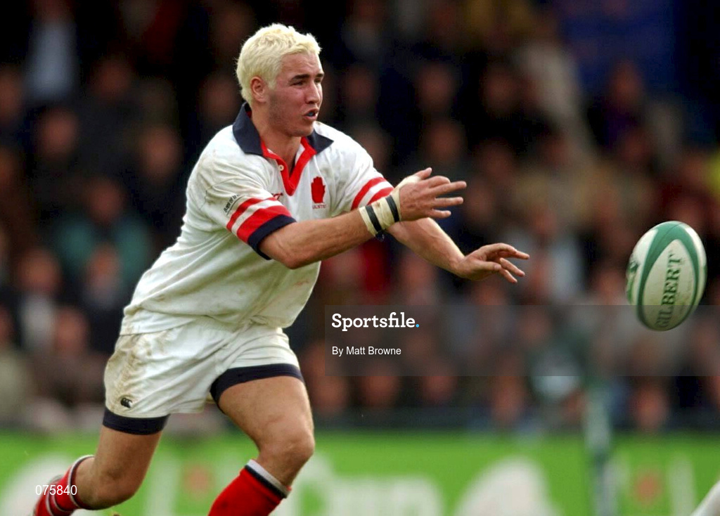 27 October 2001; Paddy Wallace of Ulster during the Heineken Cup Pool 2 match between Stade Francais and Ulster at Stade Jean-Bouin in Paris, France. Photo by Matt Browne/Sportsfile