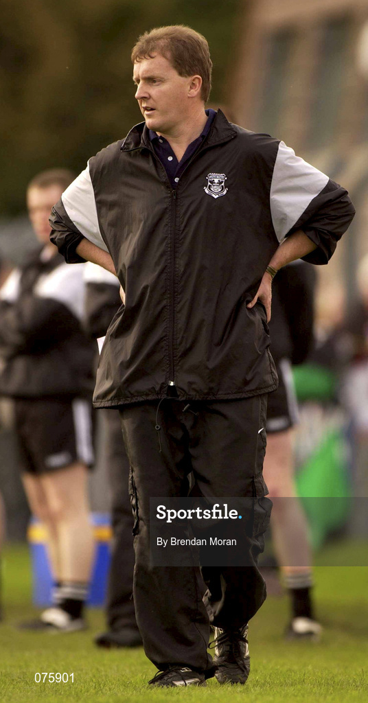 27 October 2001; Doonbeg manager Michael Lynch during the AIB Munster Senior Club Football Championship Quarter-Final match between Nemo Rangers and Doonbeg at Páirc Uí Rinn in Cork. Photo by Brendan Moran/Sportsfile