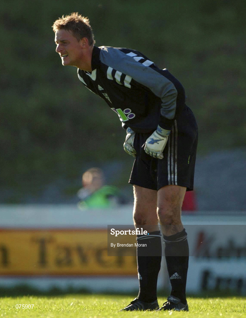 28 October 2001; Matt Gregg of Bray Wanderers during the eircom League Premier Division match between Cork City and Bray Wanderers at Turners Cross in Cork. Photo by Brendan Moran/Sportsfile