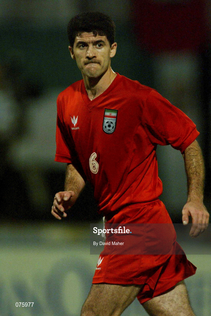 31 October 2001; Kharim Bagheri of Iran during the 2002 FIFA World Cup AFC Qualification Play-Off 2nd Leg match between United Arab Emirates and Iran the at Al-Nahyan Stadium in Abu Dhabi, United Arab Emirates. Photo by David Maher/Sportsfile