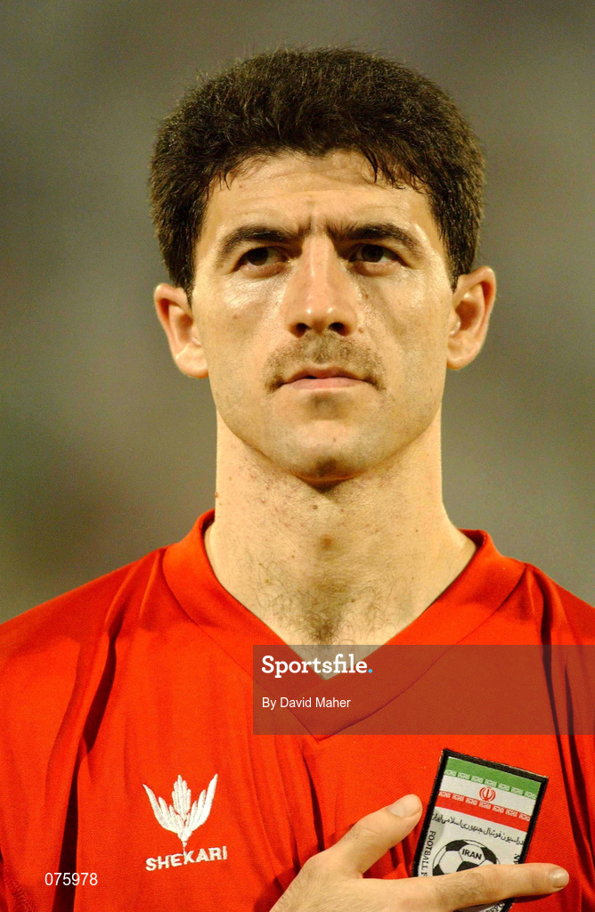 31 October 2001; Kharim Bagheri of Iran during the 2002 FIFA World Cup AFC Qualification Play-Off 2nd Leg match between United Arab Emirates and Iran the at Al-Nahyan Stadium in Abu Dhabi, United Arab Emirates. Photo by David Maher/Sportsfile