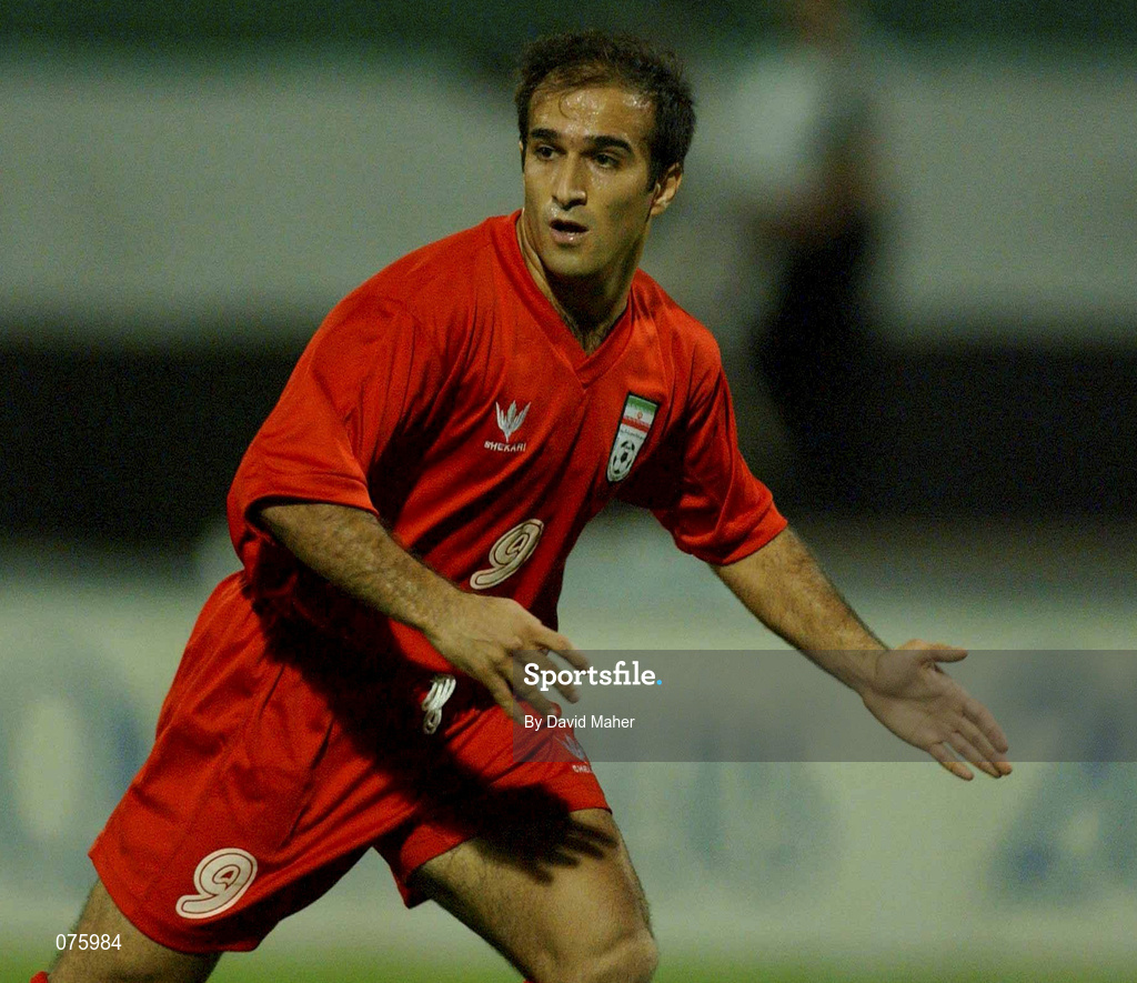 31 October 2001; Sirous Dinmohammedi of Iran during the 2002 FIFA World Cup AFC Qualification Play-Off 2nd Leg match between United Arab Emirates and Iran the at Al-Nahyan Stadium in Abu Dhabi, United Arab Emirates. Photo by David Maher/Sportsfile