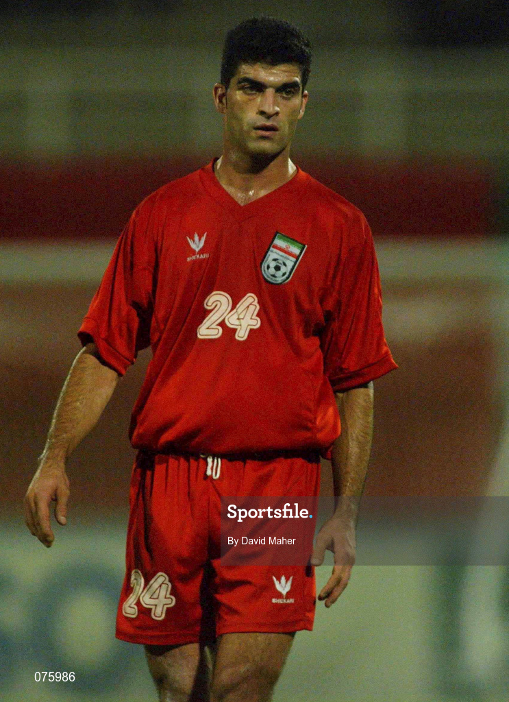 31 October 2001; Rahman Rezai of Iran during the 2002 FIFA World Cup AFC Qualification Play-Off 2nd Leg match between United Arab Emirates and Iran the at Al-Nahyan Stadium in Abu Dhabi, United Arab Emirates. Photo by David Maher/Sportsfile