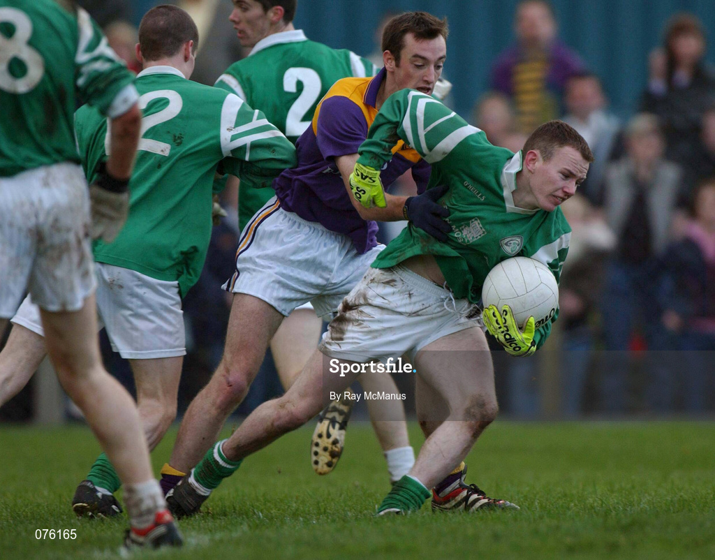 4 November 2001; Donal Healy of Charlestown Sarsfields during the AIB Connacht Club Senior Football Championship Semi-final match between Charlestown Sarsfields and Roscommon Gaels at Fr O'Hara Memorial Park in Charlestown, Mayo. Photo by Ray McManus/Sportsfile
