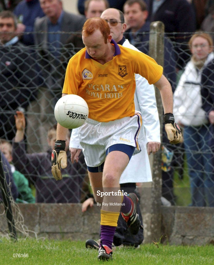 4 November 2001; Enda Daly of Roscommon Gaels during the AIB Connacht Club Senior Football Championship Semi-final match between Charlestown Sarsfields and Roscommon Gaels at Fr O'Hara Memorial Park in Charlestown, Mayo. Photo by Ray McManus/Sportsfile