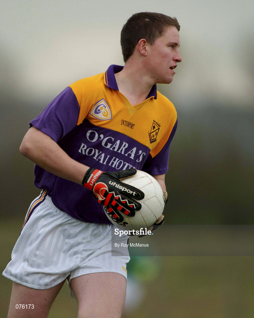 4 November 2001; John Nolan of Roscommon Gaels during the AIB Connacht Club Senior Football Championship Semi-final match between Charlestown Sarsfields and Roscommon Gaels at Fr O'Hara Memorial Park in Charlestown, Mayo. Photo by Ray McManus/Sportsfile