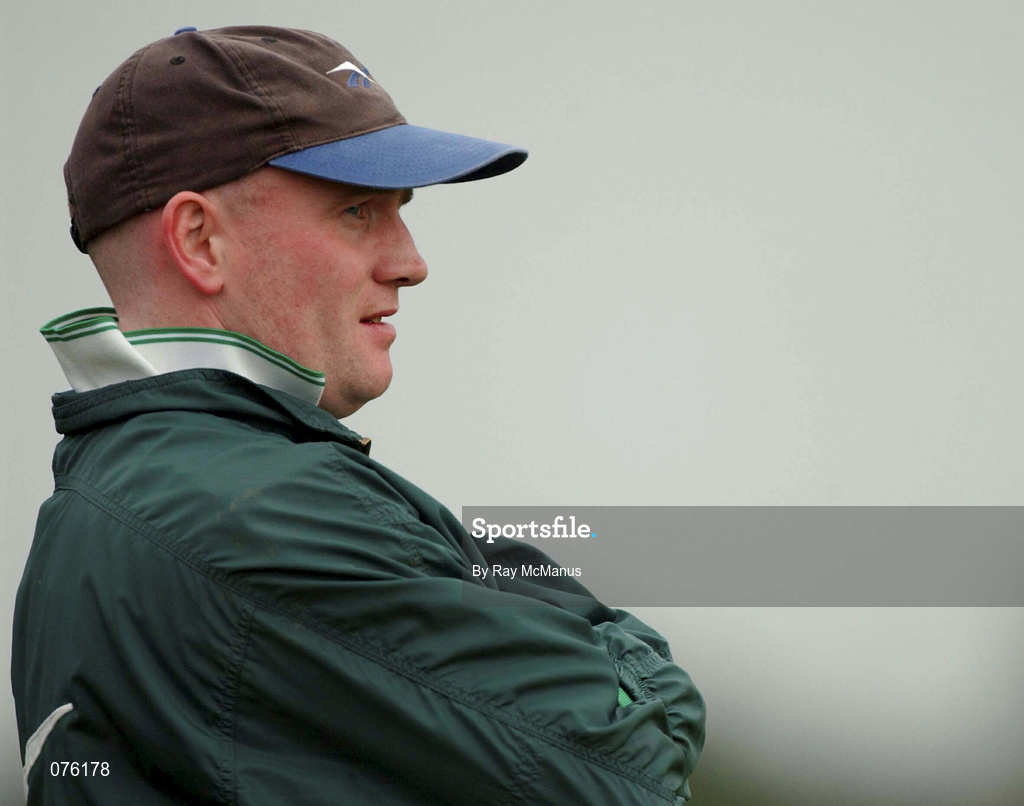 4 November 2001; Charlestown Sarsfields Stephen Healy during the AIB Connacht Club Senior Football Championship Semi-final match between Charlestown Sarsfields and Roscommon Gaels at Fr O'Hara Memorial Park in Charlestown, Mayo. Photo by Ray McManus/Sportsfile
