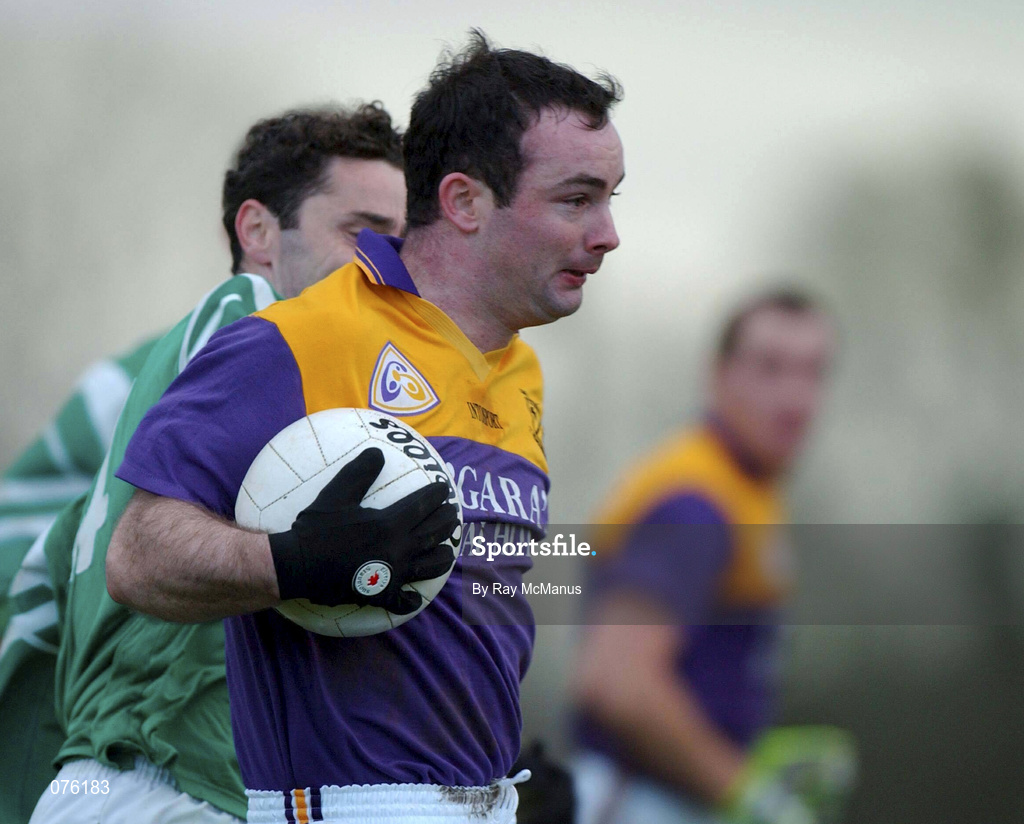4 November 2001; Kenneth Hegarty of Roscommon Gaels during the AIB Connacht Club Senior Football Championship Semi-final match between Charlestown Sarsfields and Roscommon Gaels at Fr O'Hara Memorial Park in Charlestown, Mayo. Photo by Ray McManus/Sportsfile