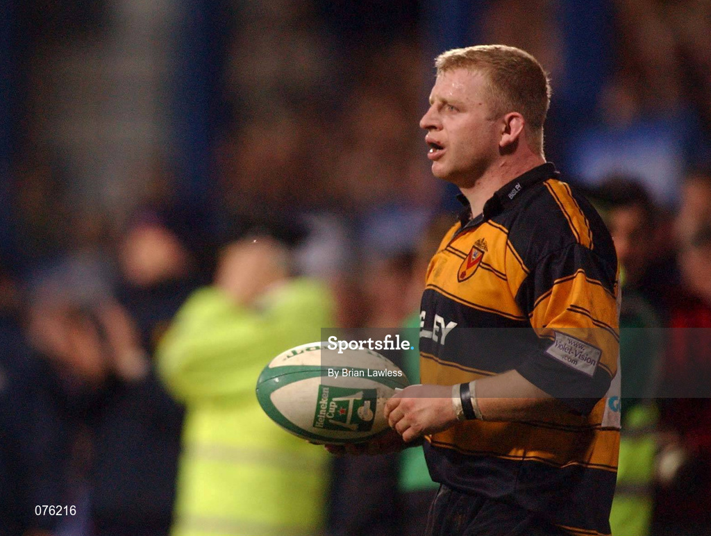 26 October 2001; James Richards of Newport during the Heineken Cup Pool 6 Round 3 match between Leinster and Newport at Donnybrook Stadium in Dublin. Photo by Brian Lawless/Sportsfile