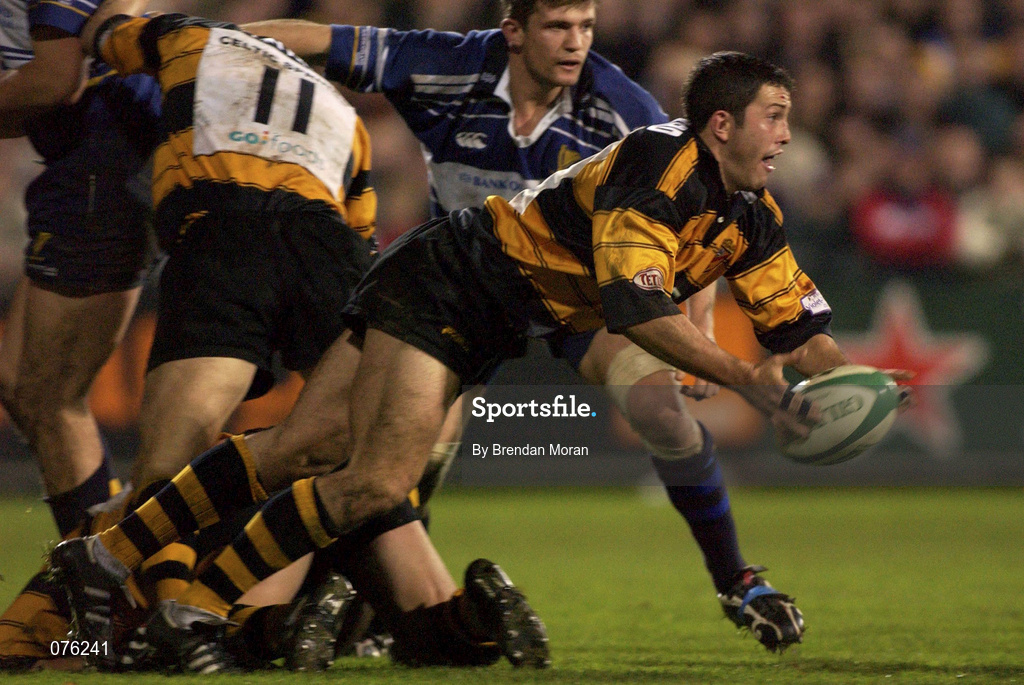 26 October 2001; Jon Pritchard of Newport during the Heineken Cup Pool 6 Round 3 match between Leinster and Newport at Donnybrook Stadium in Dublin. Photo by Brendan Moran/Sportsfile
