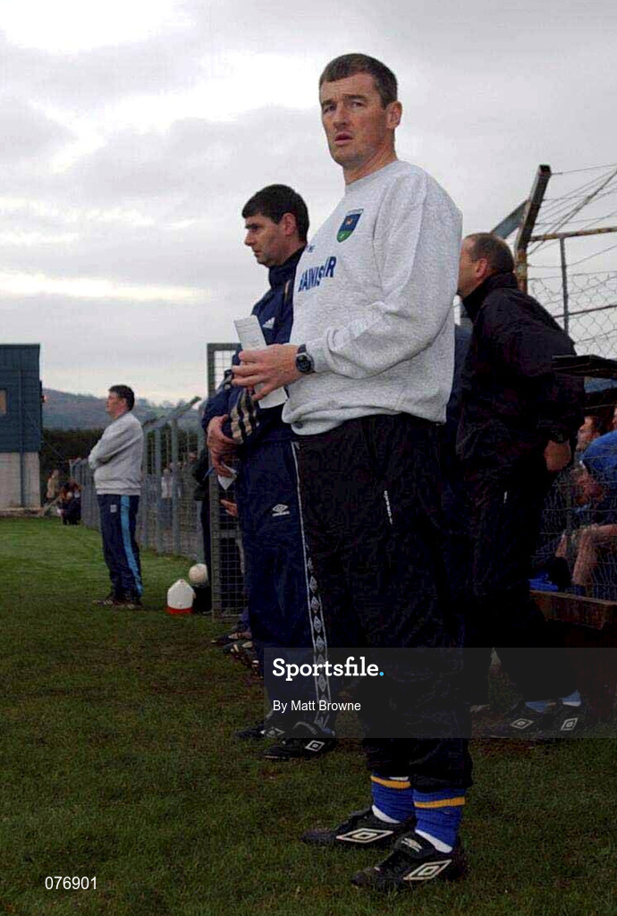 18 November 2001; Recently appointed Wicklow manager John O'Leary during the O'Byrne Cup Group 2 match between Wicklow and Kildare at the County Grounds in Aughrim, Wicklow. Photo by Matt Browne/Sportsfile