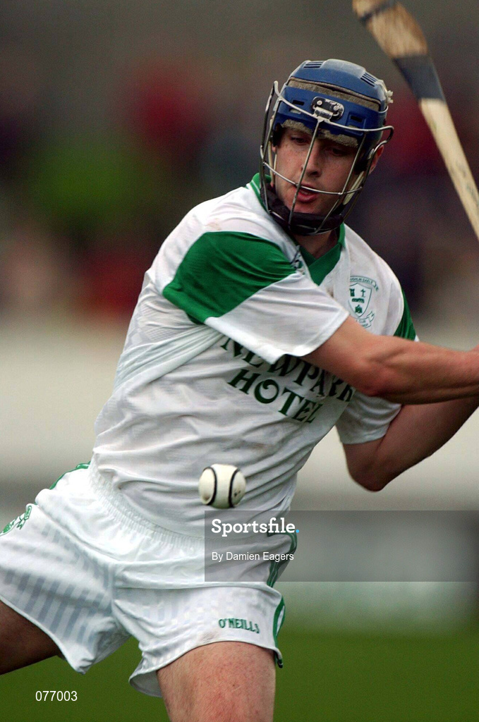 14 October 2001; Alan Geoghegan of O'Loughlin Gaels during the AIB Kilkenny Senior Club Championship Hurling Final match between O'Loughlin Gaels and Graigue Ballycallan at Nowlan Park in Kilkenny. Photo by Damien Eagers/Sportsfile