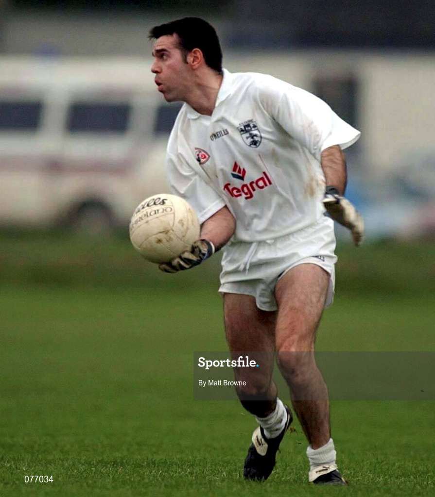 18 November 2001; Ken Doyle of Kildare during the O'Byrne Cup Group 2 match between Wicklow and Kildare at the County Grounds in Aughrim, Wicklow. Photo by Matt Browne/Sportsfile