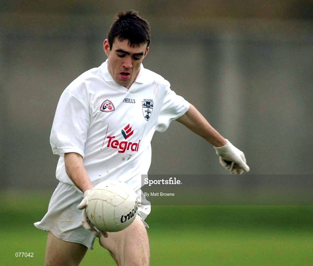 18 November 2001; John Doyle of Kildare during the O'Byrne Cup Group 2 match between Wicklow and Kildare at the County Grounds in Aughrim, Wicklow. Photo by Matt Browne/Sportsfile