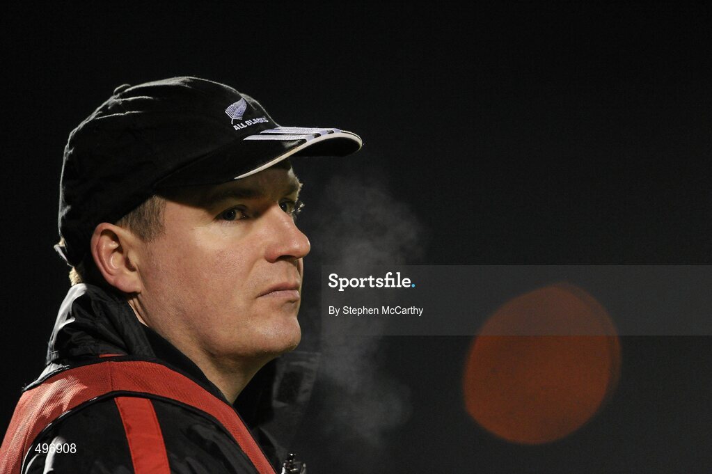 12 March 2011; Down manager James McCartan during the final moments of the game. Allianz Football League, Division 1, Round 4, Cork v Down, Pairc Ui Rinn, Cork. Picture credit: Stephen McCarthy / SPORTSFILE