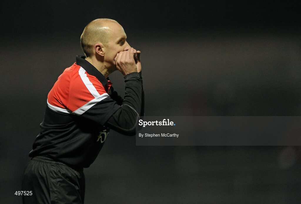 12 March 2011; Down trainer Paddy Tally. Allianz Football League, Division 1, Round 4, Cork v Down, Pairc Ui Rinn, Cork. Picture credit: Stephen McCarthy / SPORTSFILE