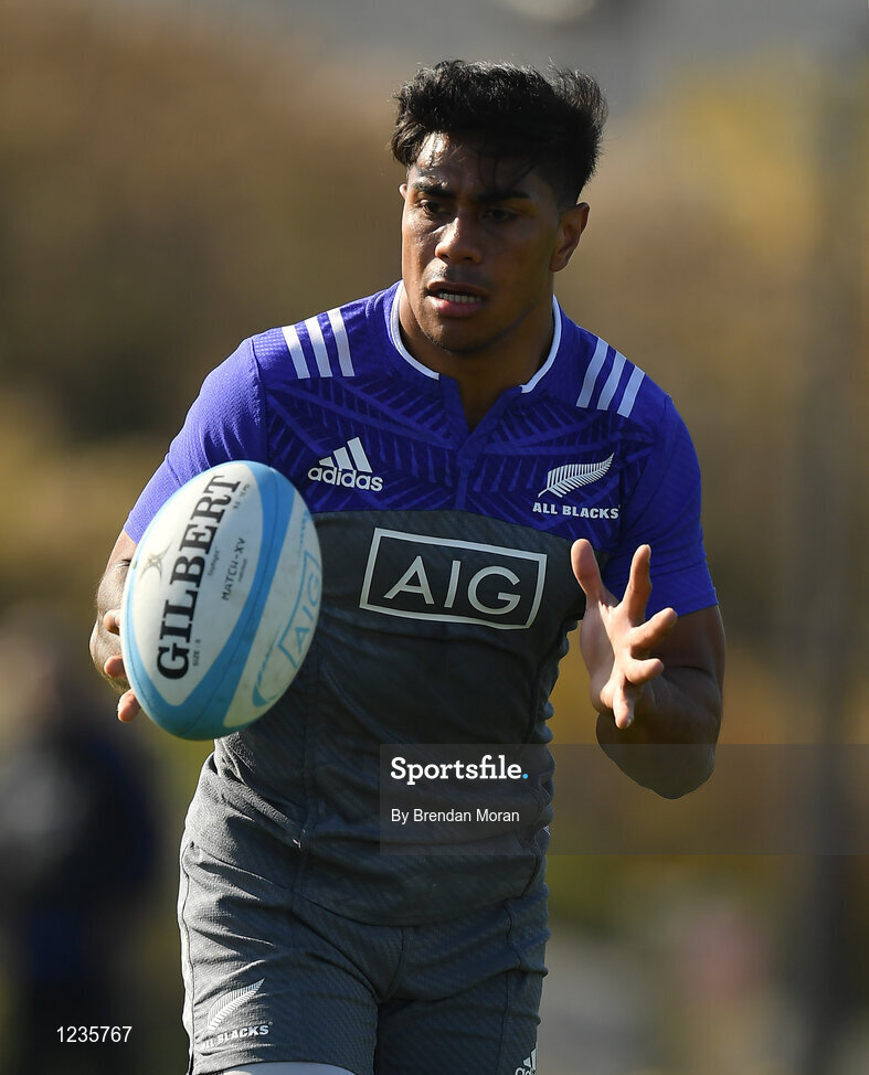 1 November 2016; Malakai Fekitoa of New Zealand during a New Zealand Rugby Squad Training at Toyota Park in Chicago, USA.  Photo by Brendan Moran/Sportsfile