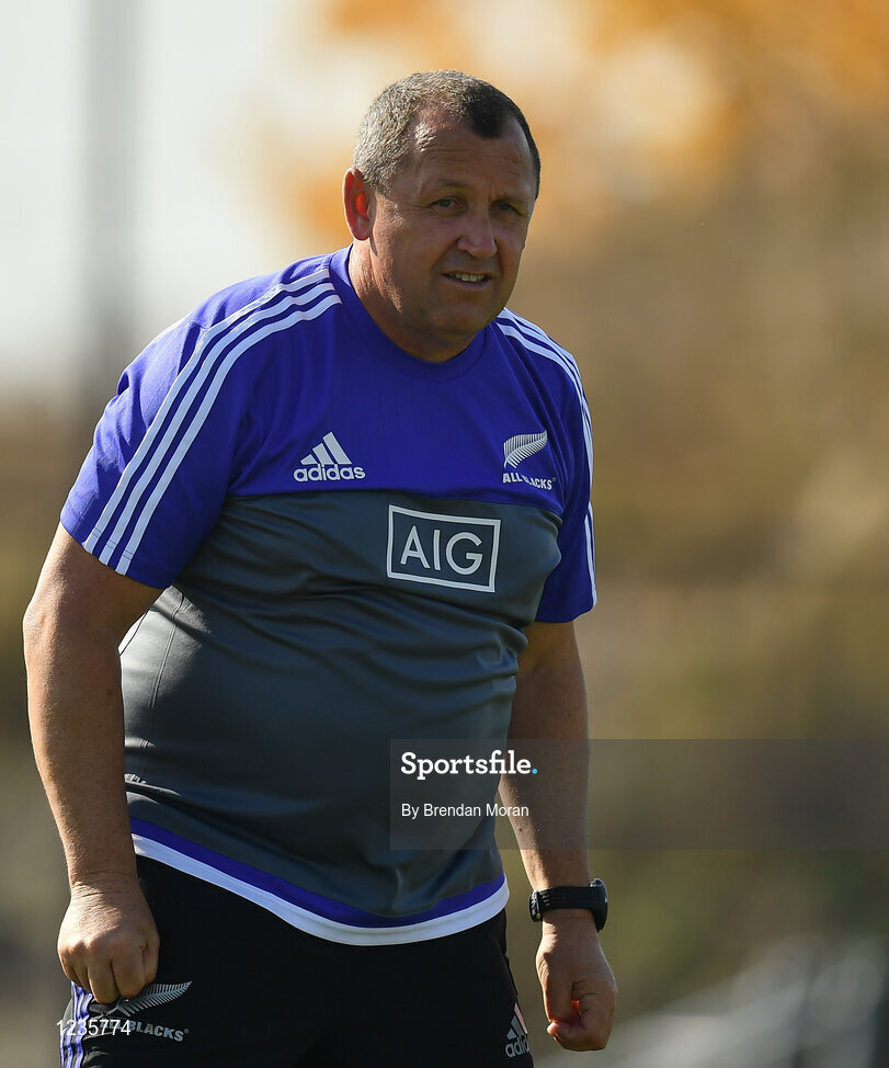 1 November 2016; New Zealand assistant head coach Ian Foster during a New Zealand Rugby Squad Training at Toyota Park in Chicago, USA.  Photo by Brendan Moran/Sportsfile