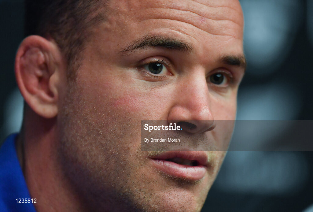 1 November 2016; Ryan Crotty during a New Zealand Rugby Press Conference at the Hyatt Regency Hotel in Chicago, USA.  Photo by Brendan Moran/Sportsfile