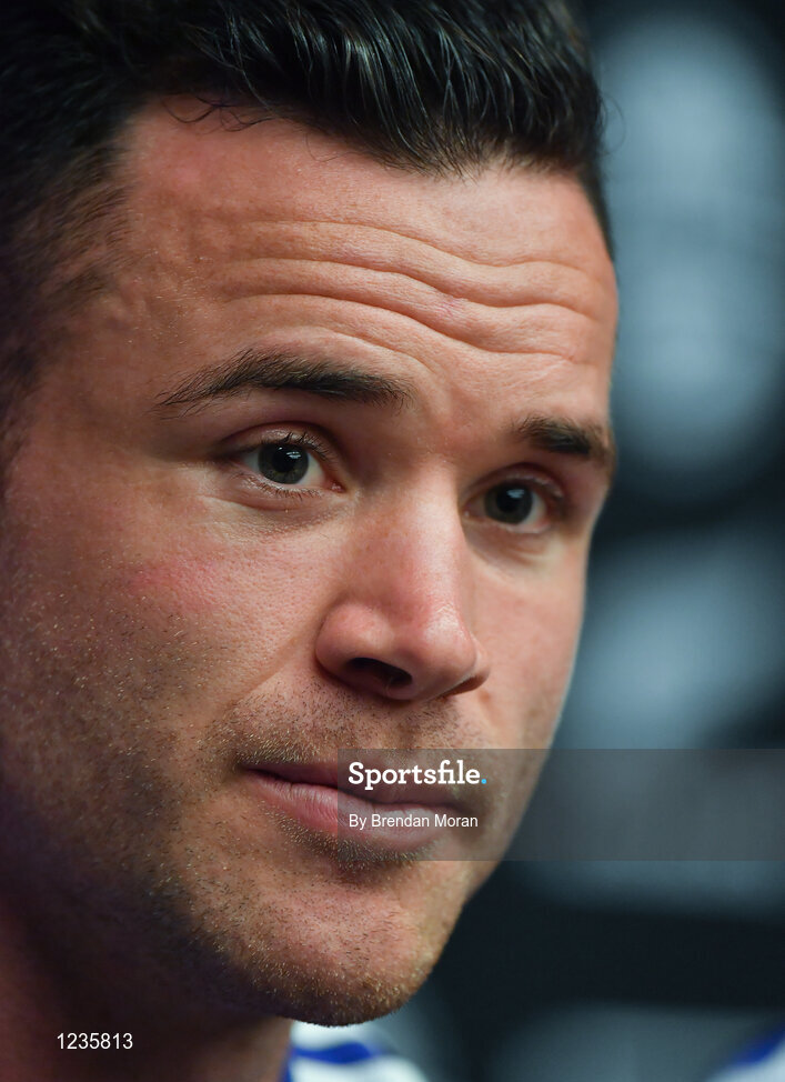 1 November 2016; Ryan Crotty during a New Zealand Rugby Press Conference at the Hyatt Regency Hotel in Chicago, USA.  Photo by Brendan Moran/Sportsfile