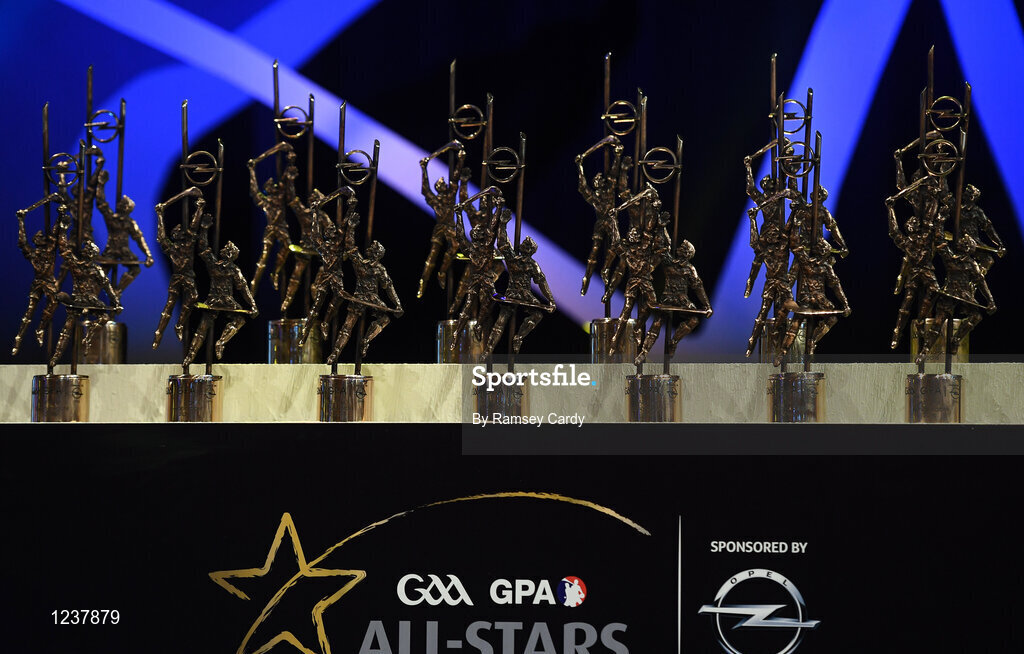 4 November 2016; A general view of the awards at the 2016 GAA/GPA Opel All-Stars Awards at the Convention Centre in Dublin. Photo by Ramsey Cardy/Sportsfile
