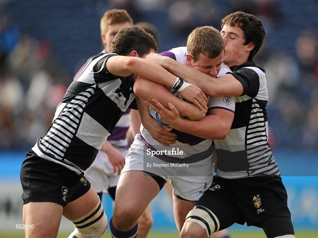 17 March 2011; Bryan Byrne, Clongowes Wood College SJ. Powerade Leinster Schools Senior Cup Final, Cistercian College Roscrea v Clongowes Wood College SJ, RDS, Ballsbridge, Dublin. Picture credit: Stephen McCarthy / SPORTSFILE