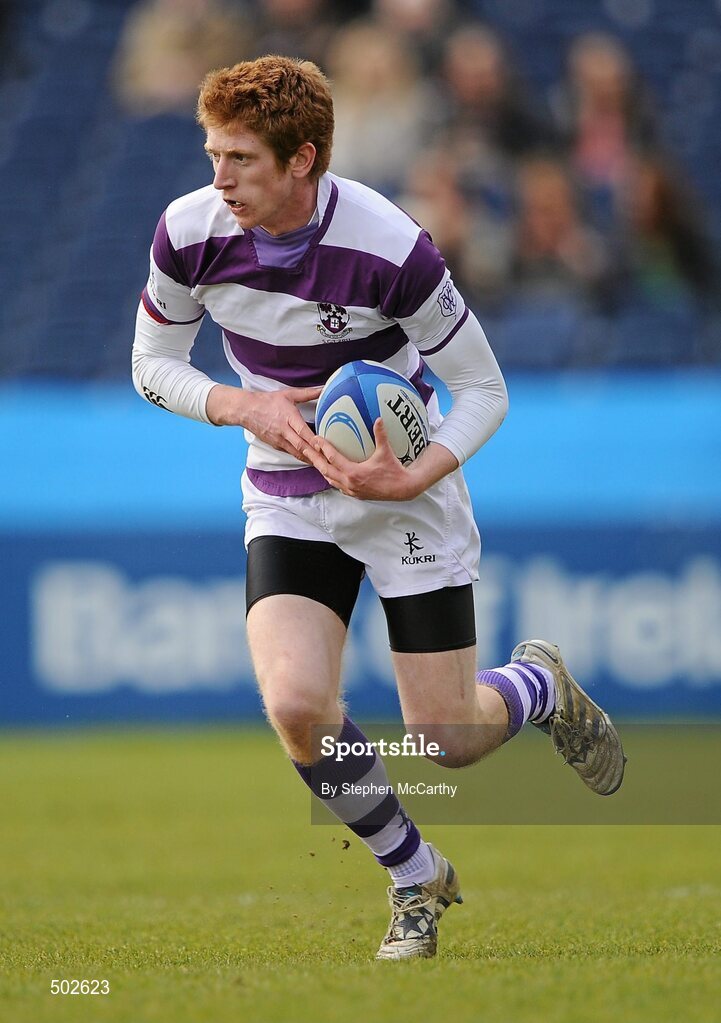 17 March 2011; Harry Burns, Clongowes Wood College SJ. Powerade Leinster Schools Senior Cup Final, Cistercian College Roscrea v Clongowes Wood College SJ, RDS, Ballsbridge, Dublin. Picture credit: Stephen McCarthy / SPORTSFILE