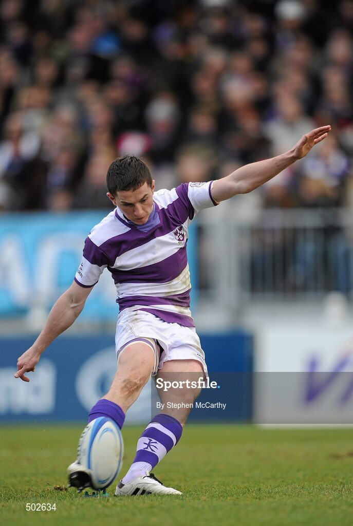 17 March 2011; Conor Mahony, Clongowes Wood College SJ. Powerade Leinster Schools Senior Cup Final, Cistercian College Roscrea v Clongowes Wood College SJ, RDS, Ballsbridge, Dublin. Picture credit: Stephen McCarthy / SPORTSFILE