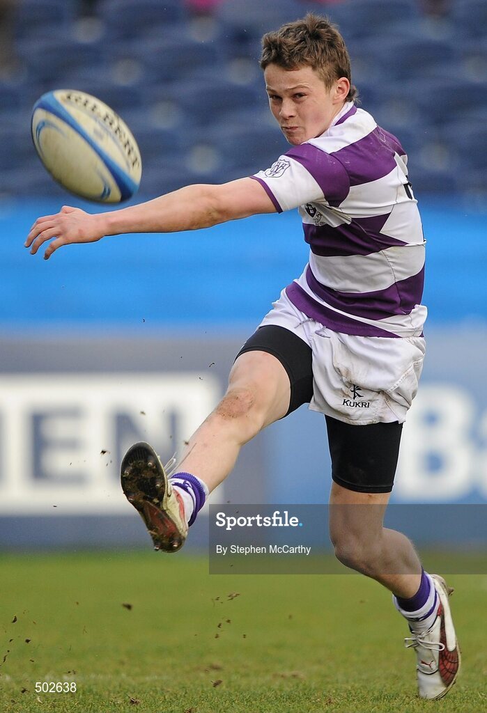 17 March 2011; Max McFarland, Clongowes Wood College SJ. Powerade Leinster Schools Senior Cup Final, Cistercian College Roscrea v Clongowes Wood College SJ, RDS, Ballsbridge, Dublin. Picture credit: Stephen McCarthy / SPORTSFILE