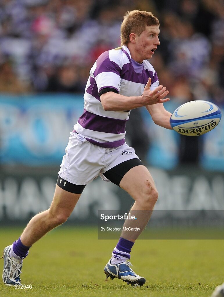 17 March 2011; Conor McQuaid, Clongowes Wood College SJ. Powerade Leinster Schools Senior Cup Final, Cistercian College Roscrea v Clongowes Wood College SJ, RDS, Ballsbridge, Dublin. Picture credit: Stephen McCarthy / SPORTSFILE