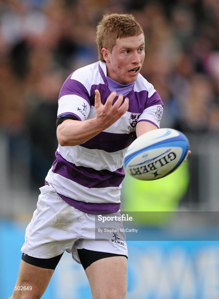 17 March 2011; Conor McQuaid, Clongowes Wood College SJ. Powerade Leinster Schools Senior Cup Final, Cistercian College Roscrea v Clongowes Wood College SJ, RDS, Ballsbridge, Dublin. Picture credit: Stephen McCarthy / SPORTSFILE