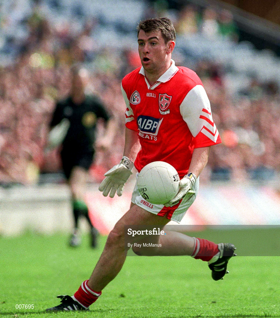 28 June 1998; Alan Doherty of Louth during the Leinster Senior Football Championship Semi-Final match between Meath and Louth at Croke Park in Dublin. Photo by Ray McManus/Sportsfile