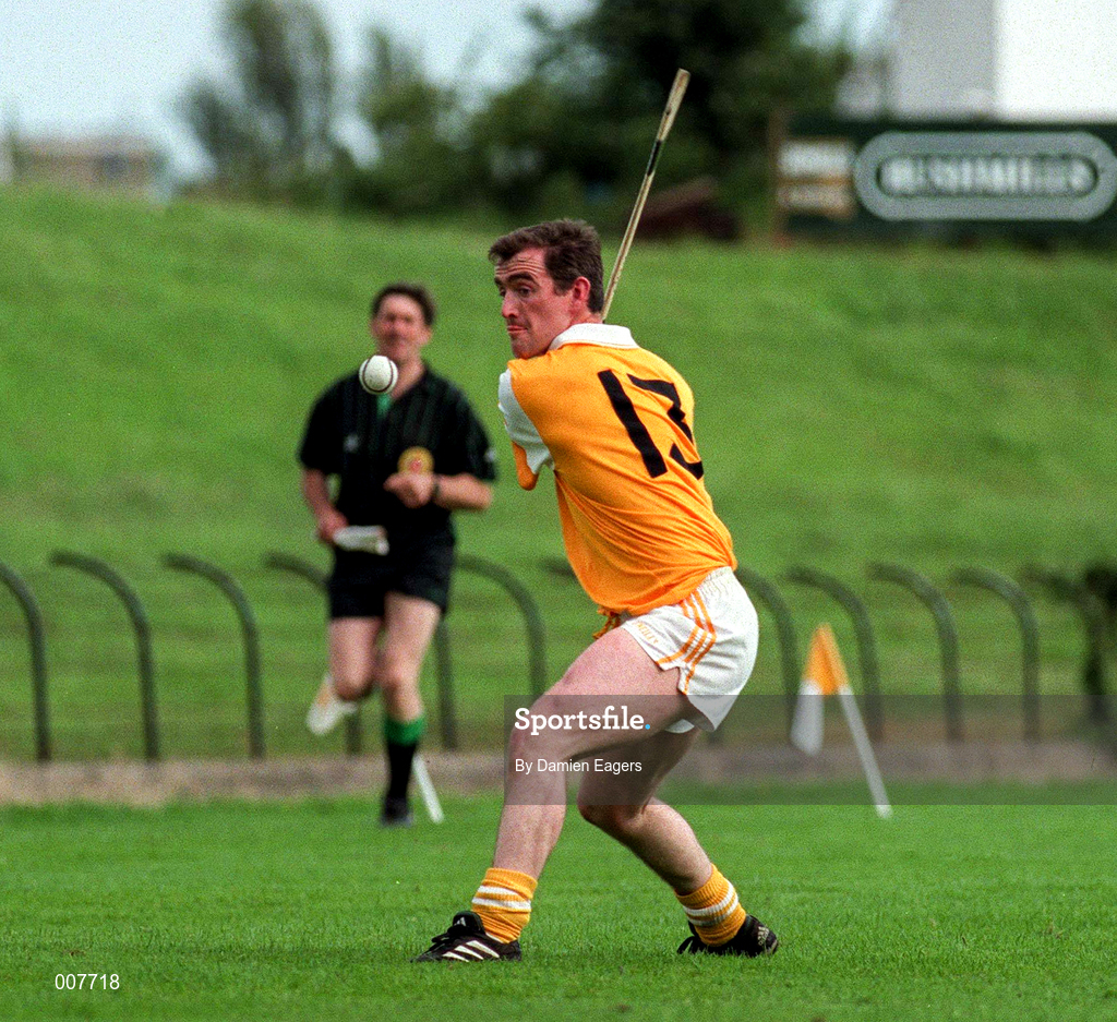 21 June 1998; Alistair Elliot of Antrim during the Guinness Ulster Senior Hurling Championship Semi-Final Replay match between Antrim and London at Casement Park in Belfast, Antrim. Photo by Damien Eagers/Sportsfile