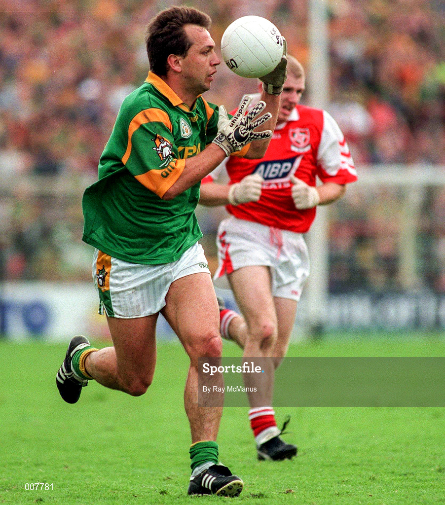 28 June 1998; Brendan Reilly of Meath during the Leinster Senior Football Championship Semi-Final match between Meath and Louth at Croke Park in Dublin. Photo by Ray McManus/Sportsfile