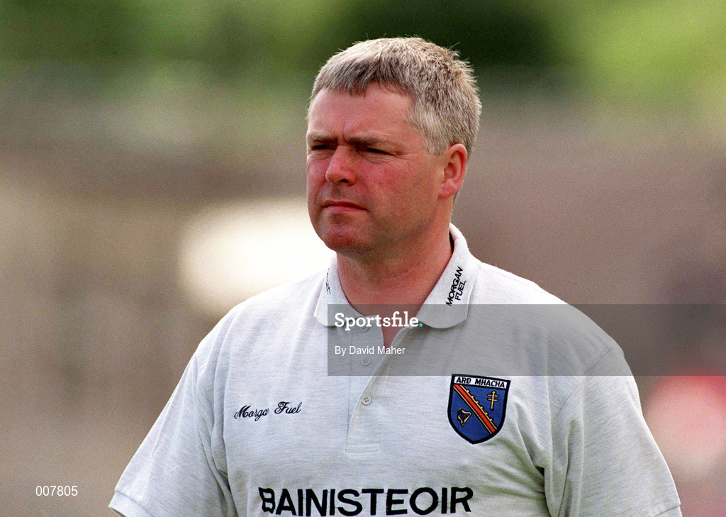 28 June 1998; Armagh manager Brian McAlinden during the Bank of Ireland Ulster Senior Football Championship Semi-Final match between Armagh and Derry at St Tiernach's Park in Clones, Monaghan. Photo by David Maher/Sportsfile