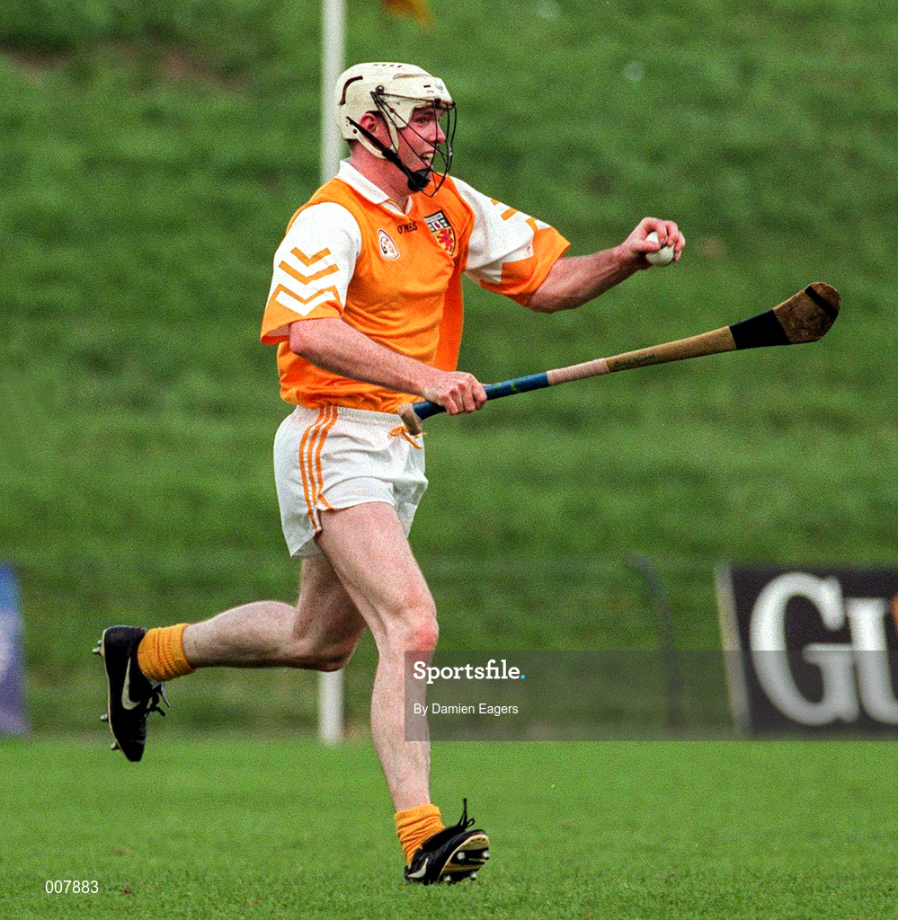 21 June 1998; Colm McGuckian of Antrim during the Guinness Ulster Senior Hurling Championship Semi-Final Replay match between Antrim and London at Casement Park in Belfast, Antrim. Photo by Damien Eagers/Sportsfile