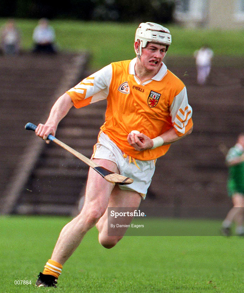 21 June 1998; Colm McGuckian of Antrim during the Guinness Ulster Senior Hurling Championship Semi-Final Replay match between Antrim and London at Casement Park in Belfast, Antrim. Photo by Damien Eagers/Sportsfile