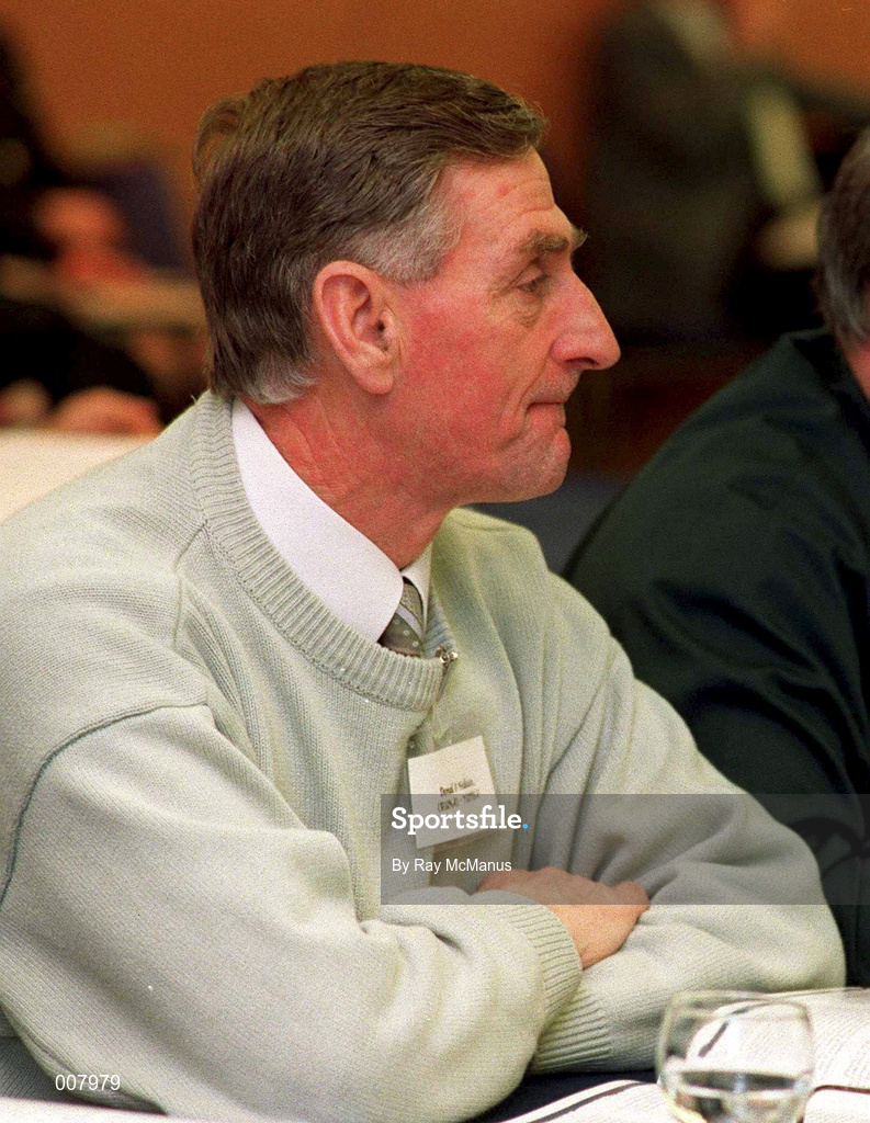 7 April 1995. Donie Nealon, Chairman of the Munster Council, during GAA Annual Congress at the Burlington Hotel in Dublin. Photo by Ray McManus/Sportsfile