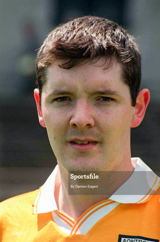 14 June 1998; Eoin Colgan of Antrim prior to the Guinness Ulster Senior Hurling Championship Semi-Final match between Antrim and London at Casement Park in Belfast, Antrim, Antrim. Photo by Damien Eagers/Sportsfile