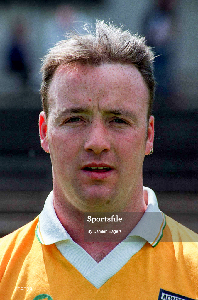 14 June 1998; Gary O'Kane of Antrim prior to the Guinness Ulster Senior Hurling Championship Semi-Final match between Antrim and London at Casement Park in Belfast, Antrim, Antrim. Photo by Damien Eagers/Sportsfile