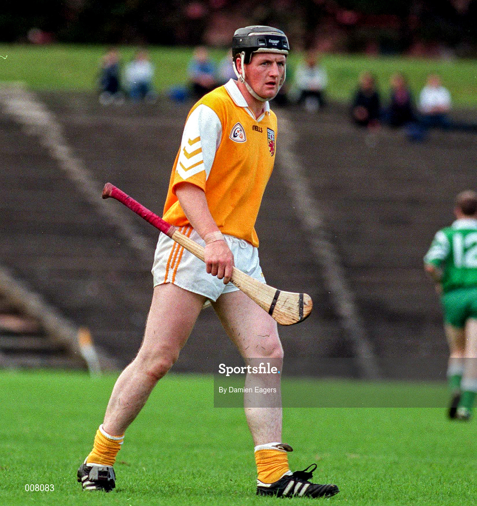 21 June 1998; Gregory O'Kane of Antrim during the Guinness Ulster Senior Hurling Championship Semi-Final Replay match between Antrim and London at Casement Park in Belfast, Antrim. Photo by Damien Eagers/Sportsfile