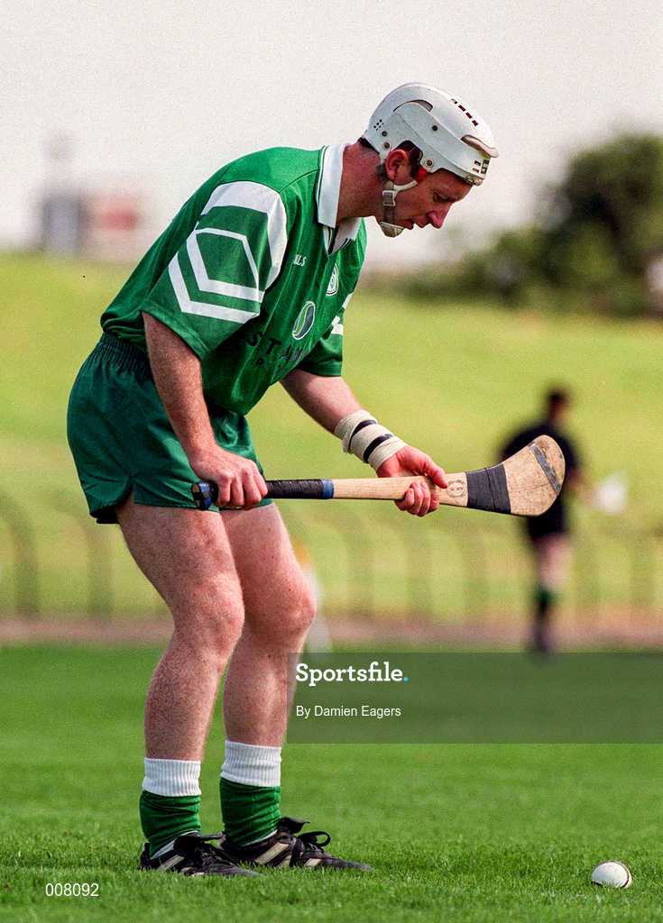 14 June 1998; JJ Sheils of London during the Guinness Ulster Senior Hurling Championship Semi-Final match between Antrim and London at Casement Park in Belfast, Antrim, Antrim. Photo by Damien Eagers/Sportsfile